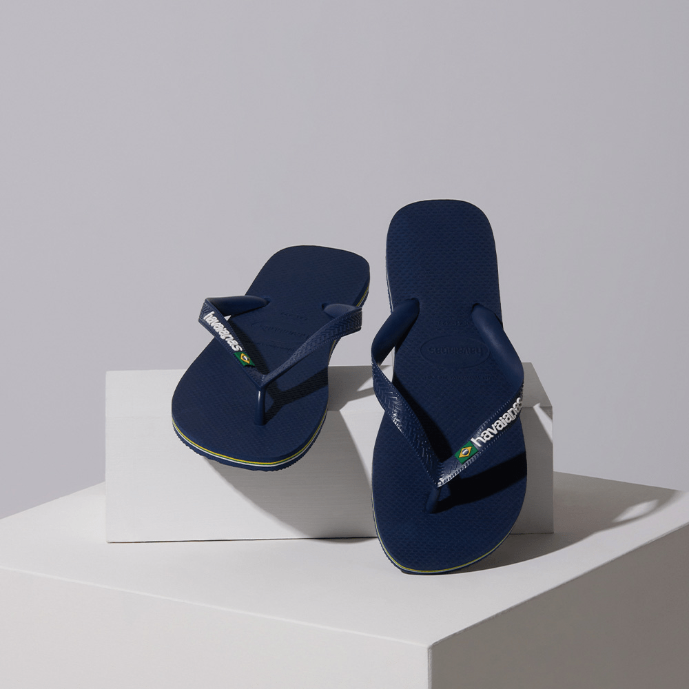 Women's Brazil Logo Flip Flops