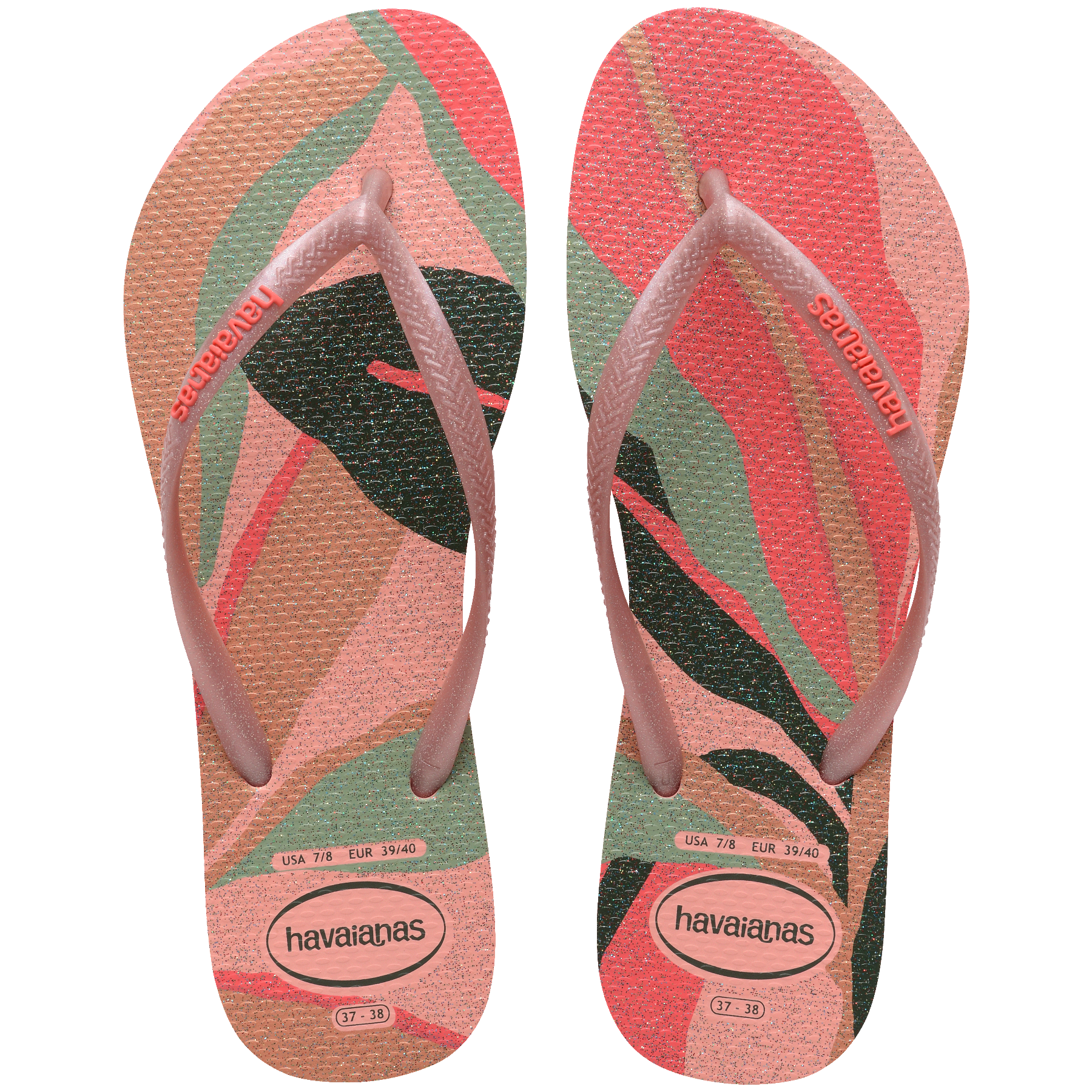 Women's Slim Palette Glow Flip Flops