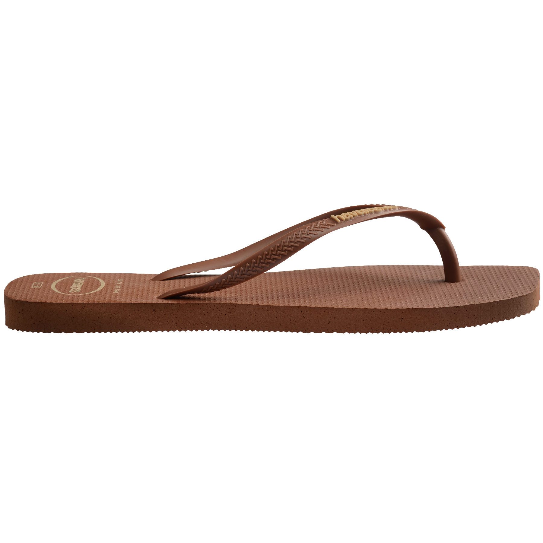 Women's Slim Square Logo Pop Up Flip Flops